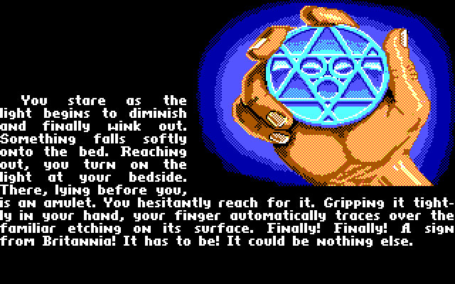 Ultima V: Warriors of Destiny IBM PC/Compatibles Screenshot: The introduction continues...