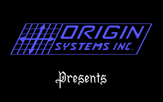 Ultima V: Warriors of Destiny IBM PC/Compatibles Screenshot: Origin Systems presents...