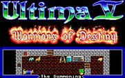 Ultima V: Warriors of Destiny for IBM PC/Compatibles - Title screen.