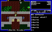 Ultima V: Warriors of Destiny for IBM PC/Compatibles - Entering another town.