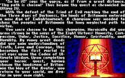 Ultima V: Warriors of Destiny for IBM PC/Compatibles - My character has been created!
