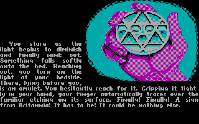 Ultima V: Warriors of Destiny IBM PC/Compatibles Screenshot: Introduction continues...