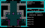 Ultima V: Warriors of Destiny for IBM PC/Compatibles - Entering a town.