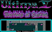 Ultima V: Warriors of Destiny for IBM PC/Compatibles - Title screen.