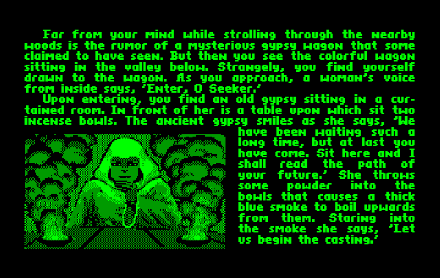 Ultima V: Warriors of Destiny IBM PC/Compatibles Screenshot: Time to create a new character...