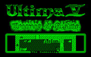 Ultima V: Warriors of Destiny for IBM PC/Compatibles - Title screen.