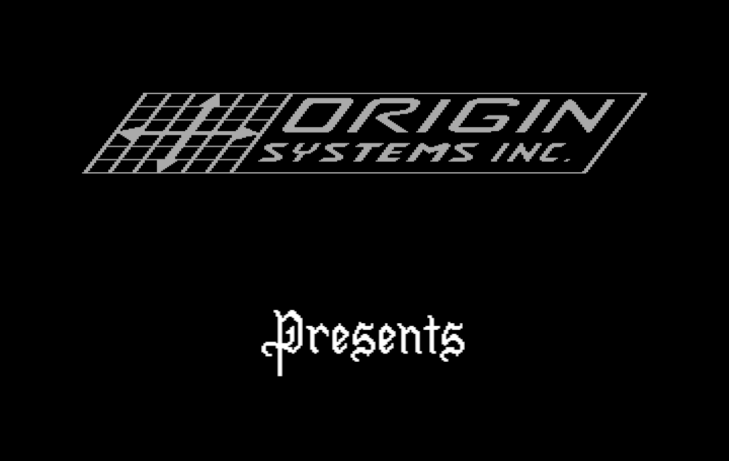 Ultima V: Warriors of Destiny IBM PC/Compatibles Screenshot: Origin Systems presents...