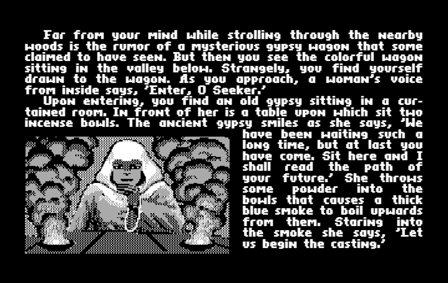 Ultima V: Warriors of Destiny IBM PC/Compatibles Screenshot: Time to create a new character...