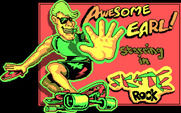 Awesome Earl in SkateRock for IBM PC/Compatibles - Title screen.