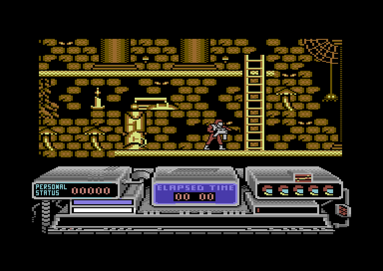 Baal Commodore 64 Screenshot: Level three start.