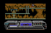 Baal for Commodore 64 - Climbing up or down platforms to avoid enemies sometimes helps...