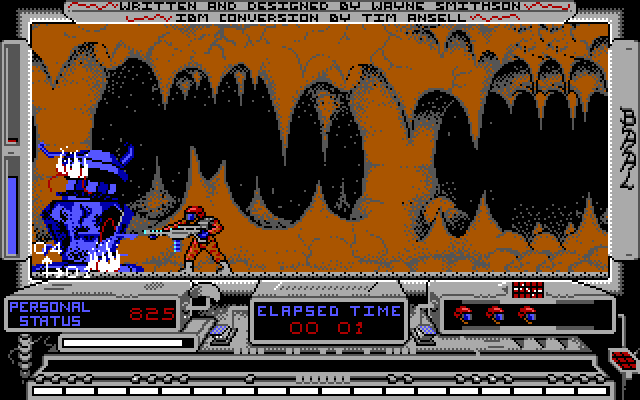 Baal IBM PC/Compatibles Screenshot: Destroyed a generator.