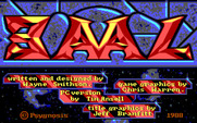 Baal for IBM PC/Compatibles - Title screen.