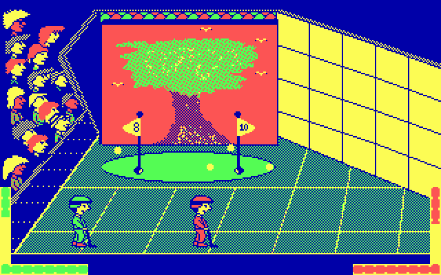 Double Dare IBM PC/Compatibles Screenshot: In this challenge you need to putt...