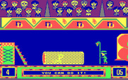 Double Dare for IBM PC/Compatibles - Crawling through a tunnel...