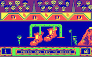 Double Dare for IBM PC/Compatibles - Beginning of the obstacle course.