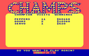 Double Dare for IBM PC/Compatibles - High scores screen.