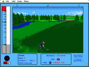 Jack Nicklaus' Greatest 18 Holes of Major Championship Golf for Macintosh - Watch out for the water here!