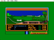 Jack Nicklaus' Greatest 18 Holes of Major Championship Golf for Macintosh - The famous at 18th at Pebble Beach!