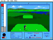 Jack Nicklaus' Greatest 18 Holes of Major Championship Golf for Macintosh - The first tee shot...