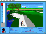 Jack Nicklaus' Greatest 18 Holes of Major Championship Golf for Macintosh - In the sand!