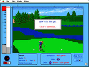 Jack Nicklaus' Greatest 18 Holes of Major Championship Golf for Macintosh - My last shot was 271 yards...