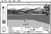 Jack Nicklaus' Greatest 18 Holes of Major Championship Golf for Macintosh - Teeing off on a par 4...