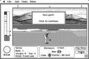 Jack Nicklaus' Greatest 18 Holes of Major Championship Golf for Macintosh - Nice putt!