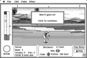 Jack Nicklaus' Greatest 18 Holes of Major Championship Golf for Macintosh - And it's in the hole!