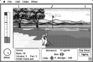 Jack Nicklaus' Greatest 18 Holes of Major Championship Golf for Macintosh - Almost landed in the sand!
