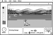 Jack Nicklaus' Greatest 18 Holes of Major Championship Golf for Macintosh - Practice at the driving range.
