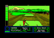 Jack Nicklaus' Greatest 18 Holes of Major Championship Golf for Amstrad CPC - Teeing off...