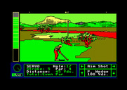 Jack Nicklaus' Greatest 18 Holes of Major Championship Golf for Amstrad CPC - Approaching the green...