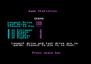 Jack Nicklaus' Greatest 18 Holes of Major Championship Golf for Amstrad CPC - The game keeps track of some statistics too.