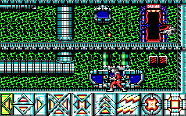 Obliterator IBM PC/Compatibles Screenshot: A dead end...