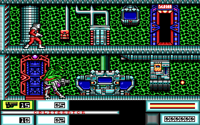 Obliterator IBM PC/Compatibles Screenshot: Game start.
