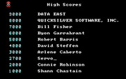 Guerrilla War for IBM PC/Compatibles - High score table.