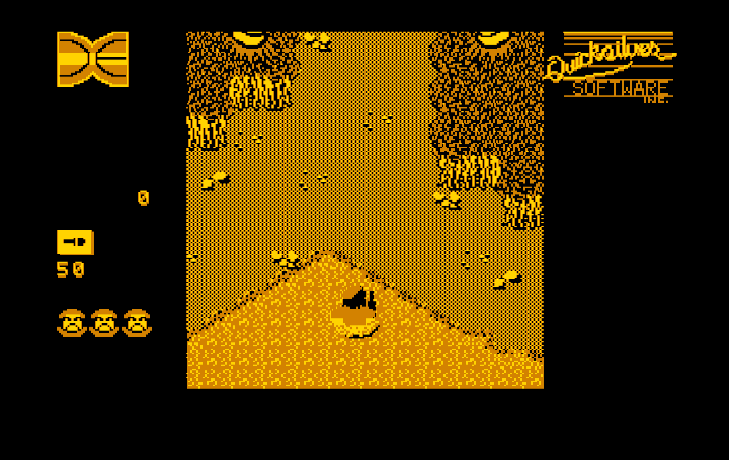 Guerrilla War IBM PC/Compatibles Screenshot: The game begins here.