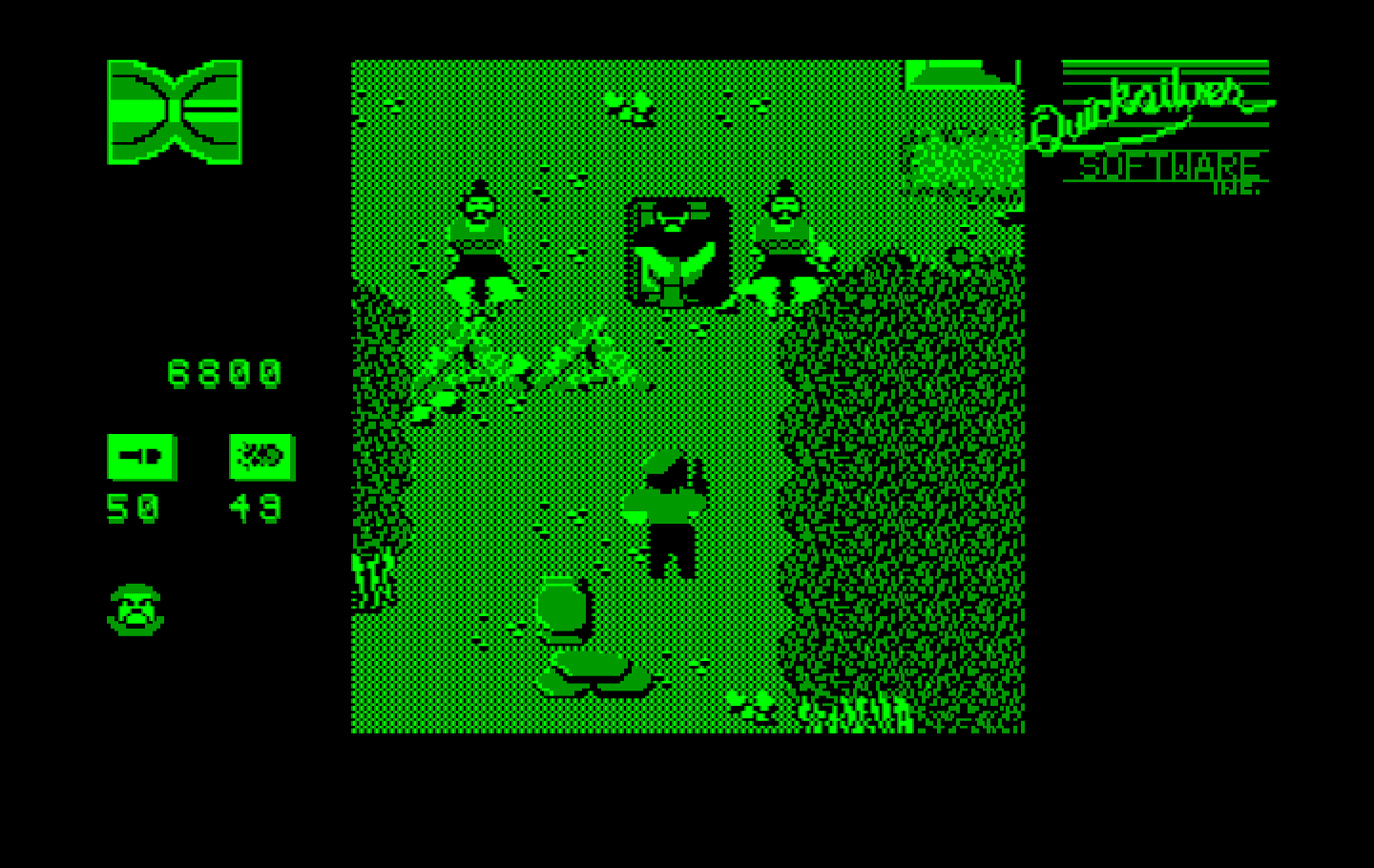 Guerrilla War IBM PC/Compatibles Screenshot: Enemy tank attacks...