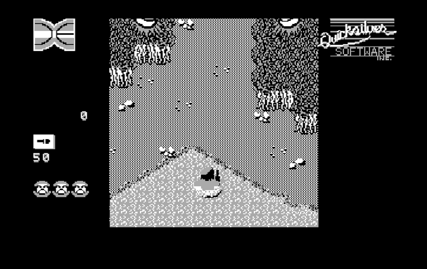 Guerrilla War IBM PC/Compatibles Screenshot: The game begins here.