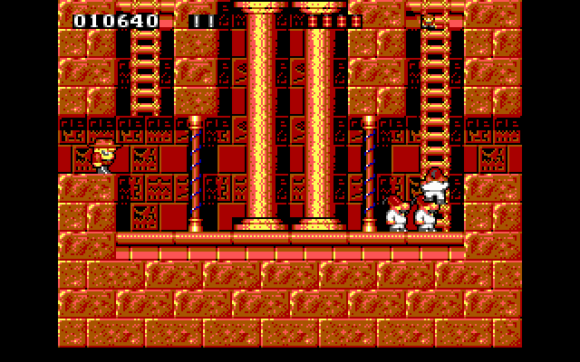Rick Dangerous IBM PC/Compatibles Screenshot: Various opponents block the path I need to reach...