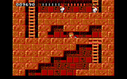 Rick Dangerous for IBM PC/Compatibles - Crawling through some passageways...