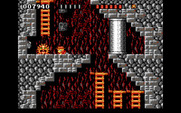 Rick Dangerous for IBM PC/Compatibles - Crawling to make sure I don't get hit by darts.