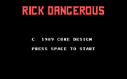 Rick Dangerous for IBM PC/Compatibles - Title screen.