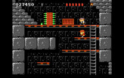 Rick Dangerous for IBM PC/Compatibles - Be sure to avoid landing on broken bottles...that will cost a life!