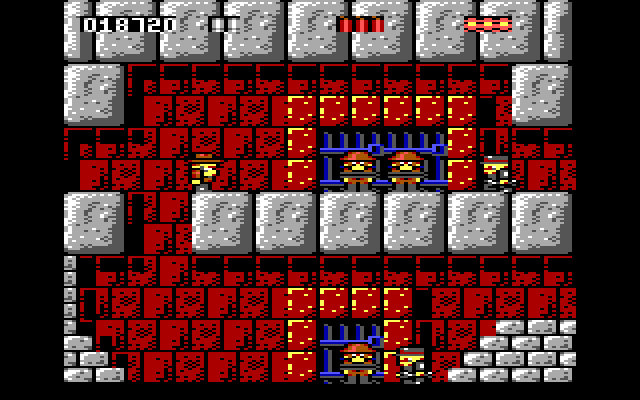 Rick Dangerous IBM PC/Compatibles Screenshot: More hostages to rescue...