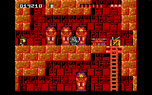Rick Dangerous IBM PC/Compatibles Screenshot: Don't be surprised when mummies appear!