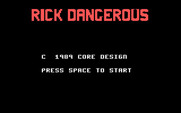Rick Dangerous for IBM PC/Compatibles - Title screen.