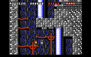 Rick Dangerous for IBM PC/Compatibles - A bat blocks the path.