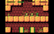 Rick Dangerous for IBM PC/Compatibles - I'll need to shoot or blast my way past these guys...